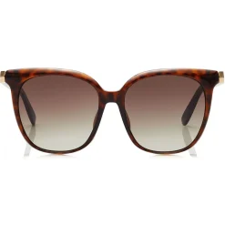 Jimmy Choo - Wilma - Brown Shaded Square Sunglasses with Havana Frame - Jimmy Choo Eyewear - Avvenice