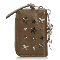 Jimmy Choo Vintage - Embellished Leather Wallet - Brown - Leather and Calf Wallet - Luxury High Quality - Avvenice