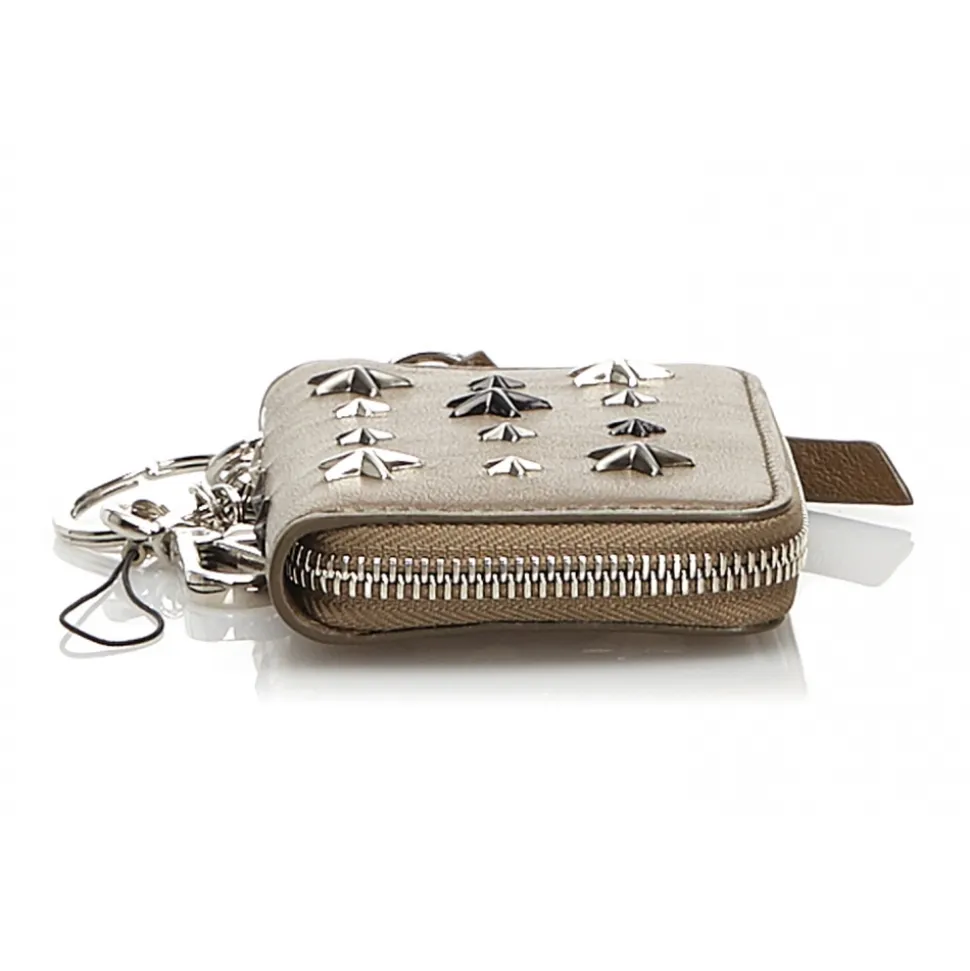 Jimmy Choo Vintage - Embellished Leather Wallet - Brown - Leather and Calf Wallet - Luxury High Quality - Avvenice