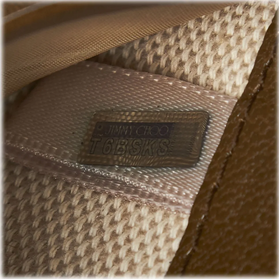 Jimmy Choo Vintage - Embellished Leather Wallet - Brown - Leather and Calf Wallet - Luxury High Quality - Avvenice