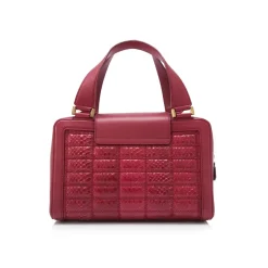 Jimmy Choo Vintage - Leather Handbag - Red - Python Leather Handbag - Luxury High Quality - Avvenice