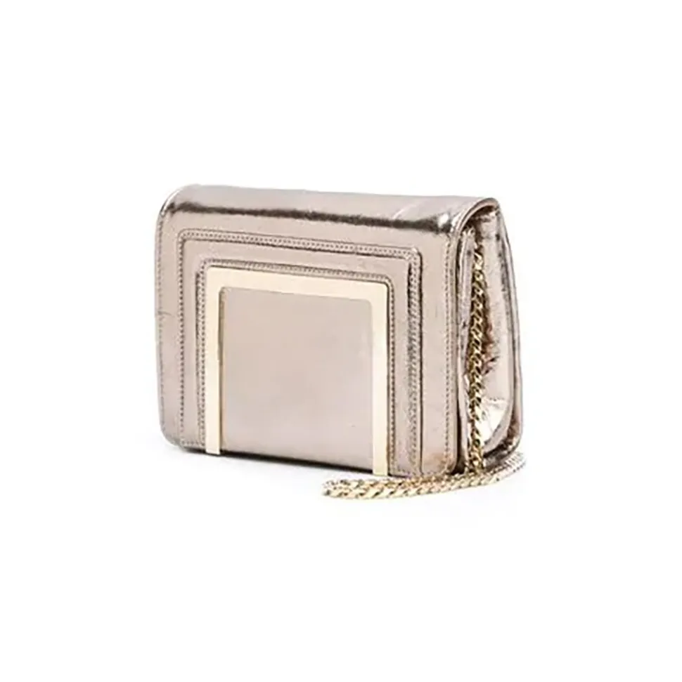 Jimmy Choo Vintage - Metallic Leather Ava Crossbody Bag - Gold - Leather and Lambskin Handbag - Luxury High Quality - Avvenice