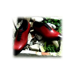 Jovanny Capri - Derby Shoes - Patina Effect - Handmade in Italy - Leather Shoes - Luxury High Quality - Avvenice