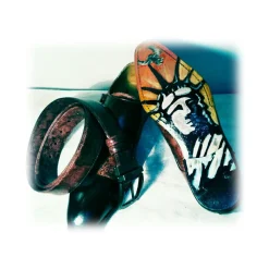 Jovanny Capri - Double Monk Shoes - Patina Effect - Handmade in Italy - Leather Shoes - Luxury High Quality - Avvenice