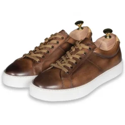 Jovanny Capri - Sneakers Shoes - Patina Effect - Handmade in Italy - Leather Shoes - Luxury High Quality - Avvenice