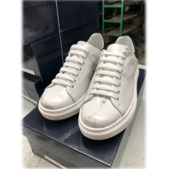 Jovanny Capri - Sneakers Shoes - Patina Effect - Handmade in Italy - Leather Shoes - Luxury High Quality - Avvenice