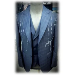 Jovanny Capri - Suit - High Neapolitan Tailoring - Loro Piana 150s Fabric - Luxury High Quality - Avvenice