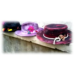 Jovanny Capri - Super Stylish Fedoro Hat - High Italian Handmade Tailoring - Hat - Luxury High Quality - Avvenice