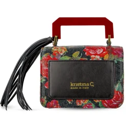 Kristina MC - Cloe Small Red Roses - High Quality Leather - Avvenice