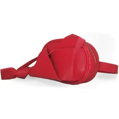 Kristina MC - Hip Bag - Clutch Bag - Nappa Leather Bow - High Quality Leather Craft - Avvenice