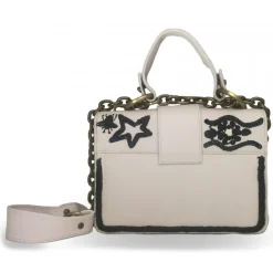 Kristina MC - Mini Bag - Clutch Bag with Chain - Calfskin Leather Hand Cornely Maya Mexico - High Quality Leather - Avvenice