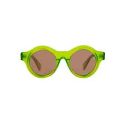 Kuboraum - Mask A1 - Lime Matt - A1 GR M - Sunglasses - Kuboraum Eyewear - Avvenice
