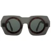Kuboraum - Mask E3 - Tortoise Matt - E3 TM - Sunglasses - Kuboraum Eyewear - Avvenice
