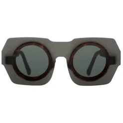Kuboraum - Mask E3 - Tortoise Matt - E3 TM - Sunglasses - Kuboraum Eyewear - Avvenice