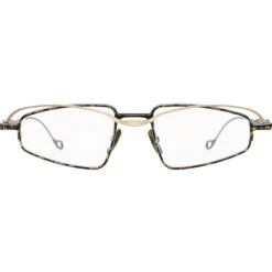 Kuboraum - Mask H73 - Black & Gold - H73 GB - Optical Glasses - Kuboraum Eyewear - Avvenice