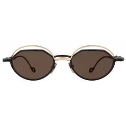 Kuboraum - Mask H70 - Gold Black - H70 GB - Sunglasses - Optical Glasses - Kuboraum Eyewear - Avvenice
