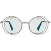 Kuboraum - Mask H10 - Silver - H10 SI - Optical Glasses - Kuboraum Eyewear - Avvenice