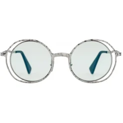 Kuboraum - Mask H10 - Silver - H10 SI - Optical Glasses - Kuboraum Eyewear - Avvenice