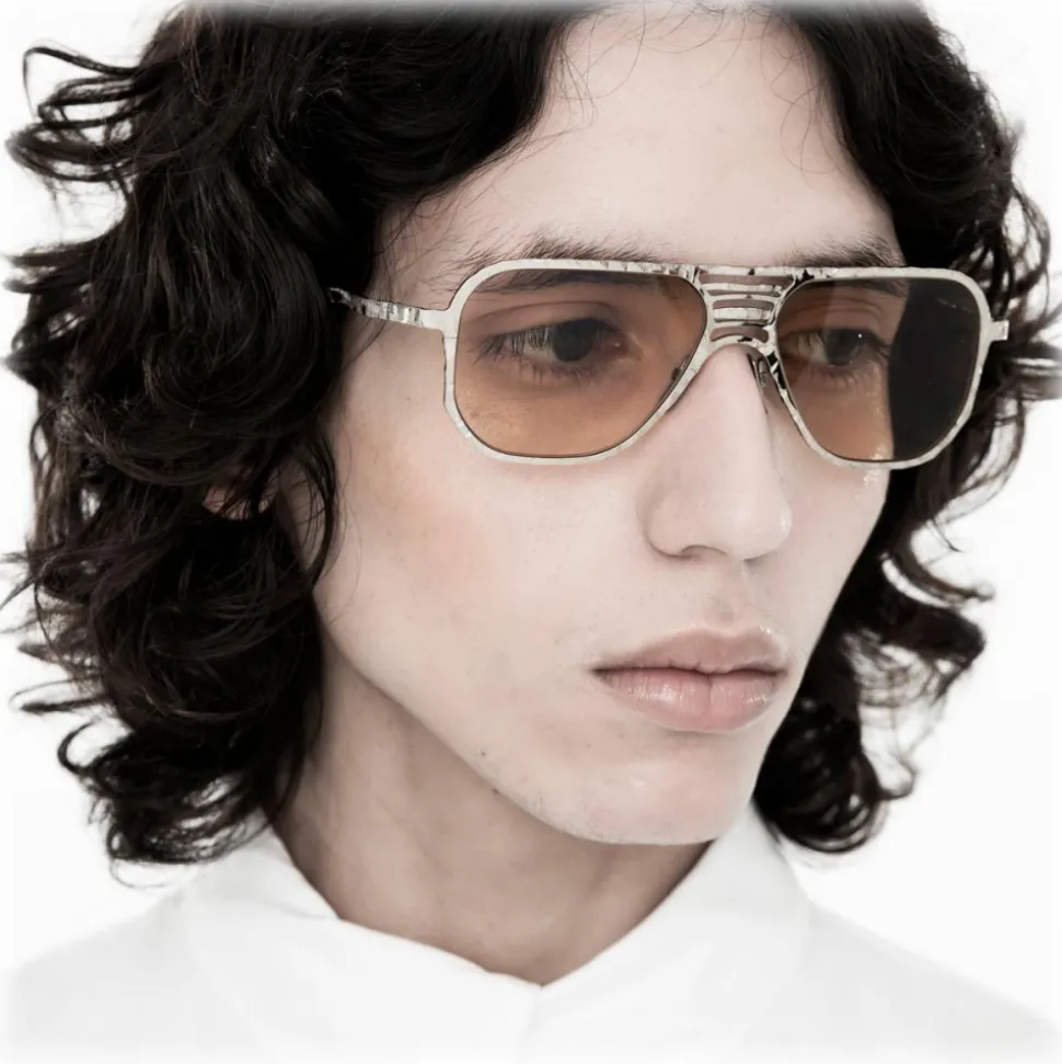 Kuboraum - Mask H54 - Silver - H54 SI - Sunglasses - Optical Glasses - Kuboraum Eyewear - Avvenice