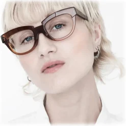 Kuboraum - Mask K19 - Amber - K19 AMB - Optical Glasses - Kuboraum Eyewear - Avvenice