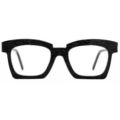 Kuboraum - Mask K5 - Black Shine - K5 BS CZ - Optical Glasses - Kuboraum Eyewear - Avvenice