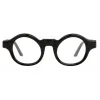 Kuboraum - Mask L4 - Black Shine - L4 BS - Optical Glasses - Kuboraum Eyewear - Avvenice