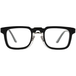 Kuboraum - Mask N4 - Black Shine - N4 BS - Optical Glasses - Kuboraum Eyewear - Avvenice