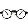 Kuboraum - Mask N3 - Black Shine - N3 BS - Optical Glasses - Kuboraum Eyewear - Avvenice