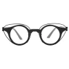 Kuboraum - Mask N10 - Black Shine - N10 BS - Optical Glasses - Kuboraum Eyewear - Avvenice