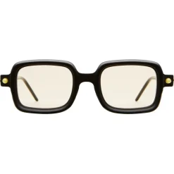 Kuboraum - Mask P2 - Black Matt + Yellow - P2 BM TT - Sunglasses - Kuboraum Eyewear - Avvenice
