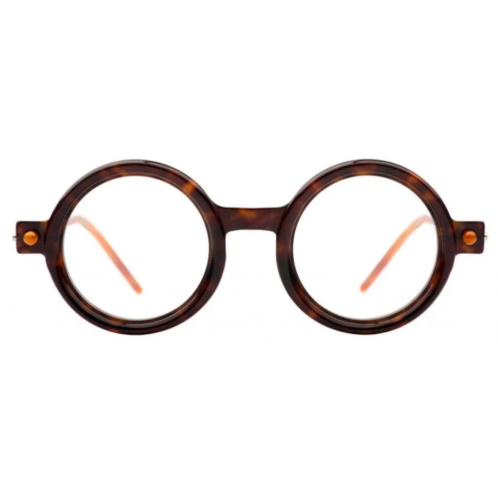 Kuboraum - Mask P1 - Tortoise - P1 TS - Optical Glasses - Kuboraum Eyewear - Avvenice