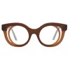 Kuboraum - Mask T5 - Coffee - T5 COF SO - Optical Glasses - Kuboraum Eyewear - Avvenice
