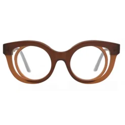 Kuboraum - Mask T5 - Coffee - T5 COF SO - Optical Glasses - Kuboraum Eyewear - Avvenice