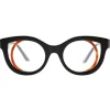 Kuboraum - Mask T5 - Havana Black Shine - T5 HBS - Optical Glasses - Kuboraum Eyewear - Avvenice