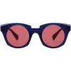 Kuboraum - Mask U6 - Navy Blue - U6 BLUE - Sunglasses - Kuboraum Eyewear - Avvenice