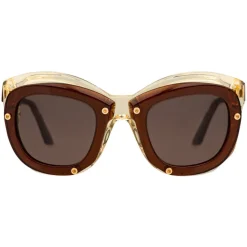 Kuboraum - Mask W2 - Champagne & Coffè - W2 CC - Sunglasses - Kuboraum Eyewear - Avvenice