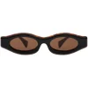 Kuboraum - Mask Y5 - Brown - Y5 HBS - Sunglasses - Kuboraum Eyewear - Avvenice