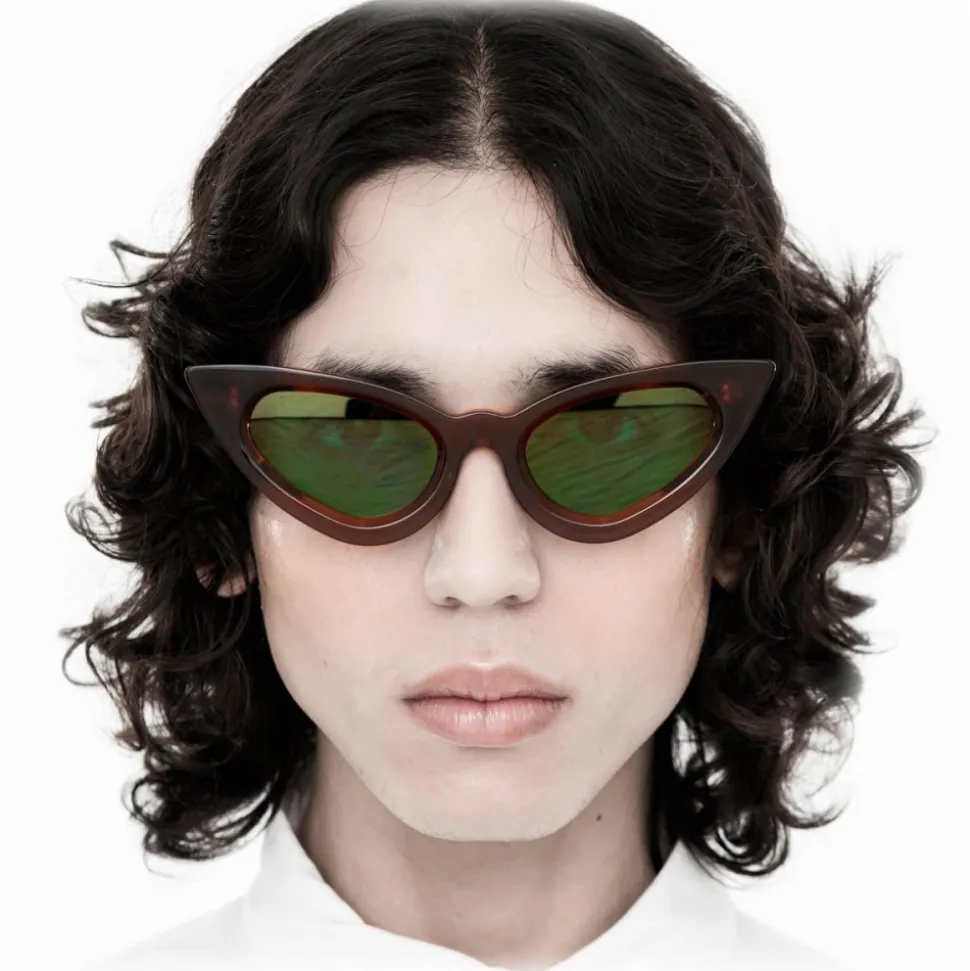 Kuboraum - Mask Y3 - Copper - Y3 COP - Sunglasses - Kuboraum Eyewear - Avvenice