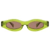 Kuboraum - Mask Y5 - Lime - Y5 GR - Sunglasses - Kuboraum Eyewear - Avvenice