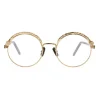 Kuboraum - Mask Z1 - Gold - Z1 GD - Optical Glasses - Kuboraum Eyewear - Avvenice