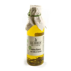 La Cerca - Anima Bianca - Truffle Oil - White Truffle Flakes - Truffle Condiments - Truffle Excellence - Organic Vegan - 100 ml - Avvenice