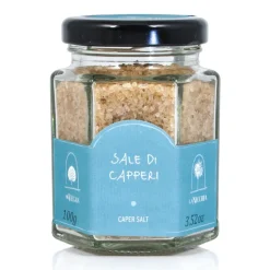 La Nicchia - Capers of Pantelleria since 1949 - Caper Salt - Sea Salt Flavored with Capers - 100 g - Avvenice