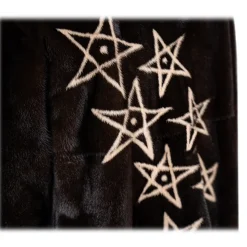 La Prima Luxury - Amuleto Mogano - Mahogany Mink Fur - 18 kt Gold - Fur Coat - Luxury Exclusive Collection - Avvenice