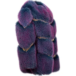 La Prima Luxury - Cabaret - On-Shoulder Fur Coat in Blackglama Vison - Fur Coat - Luxury Exclusive Collection - Avvenice