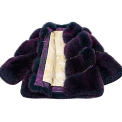 La Prima Luxury - Cabaret - On-Shoulder Fur Coat in Blackglama Vison - Fur Coat - Luxury Exclusive Collection - Avvenice