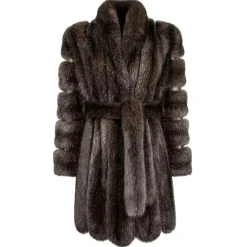 La Prima Luxury - Dea - Russian Barguzinsky Silvery 5 Sable - Gold Python Inserts and 18 kt Gold - Luxury Exclusive Collection - Avvenice