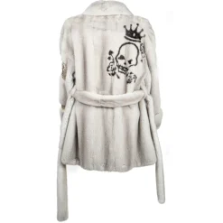 La Prima Luxury - Incantesimo - Violet Vison Fur - 18 kt Gold - Fur Coat - Luxury Exclusive Collection - Avvenice