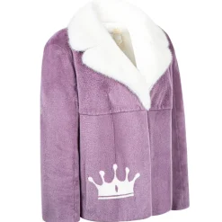 La Prima Luxury - La Prima - Lilla - Vison Fur 8 mm Malva Shaved With White Mink - Fur Coat - Luxury Exclusive Collection - Avvenice