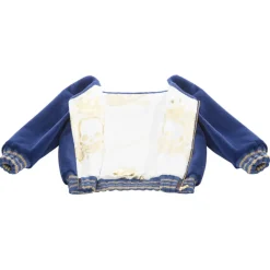 La Prima Luxury - Onda - 8 mm Shaved Mink Fur In Navy - Fur Coat - Luxury Exclusive Collection - Avvenice