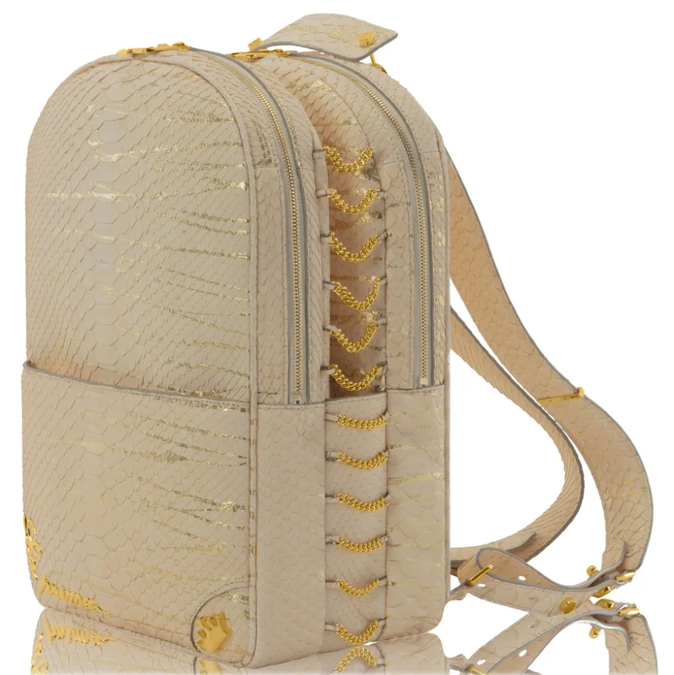 La Prima Luxury - Parentesi - Arena Sabbia - Backpack - Luxury Exclusive Collection - Avvenice